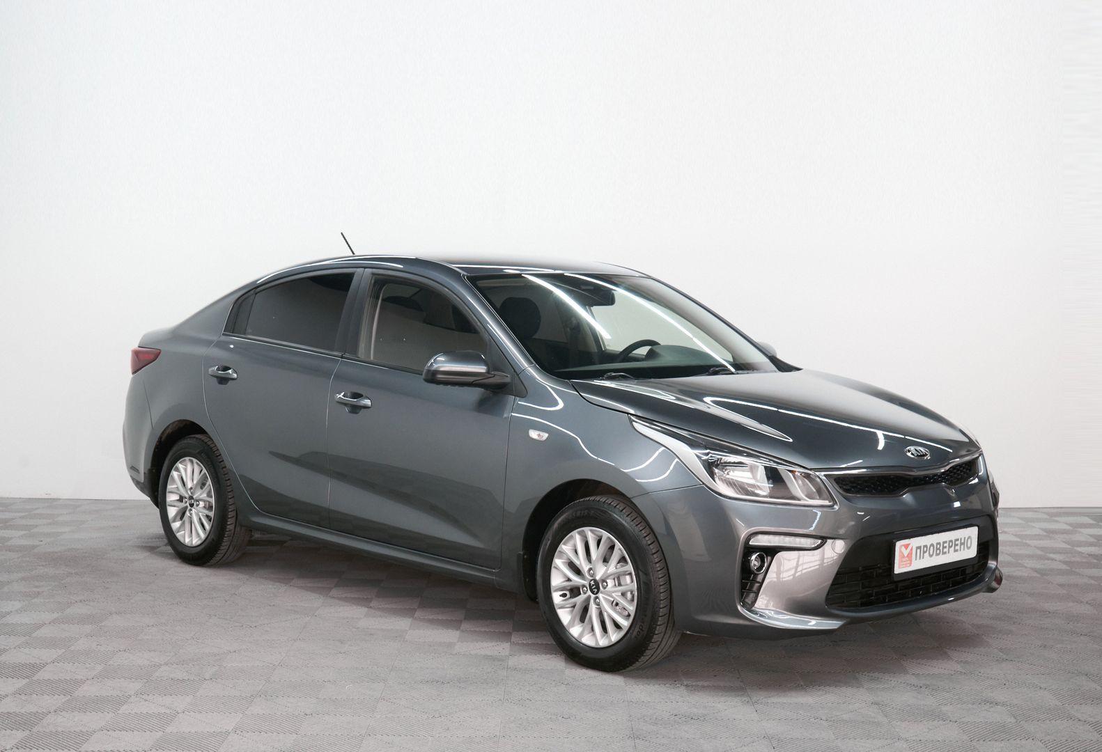 Kia Rio 2019, серый