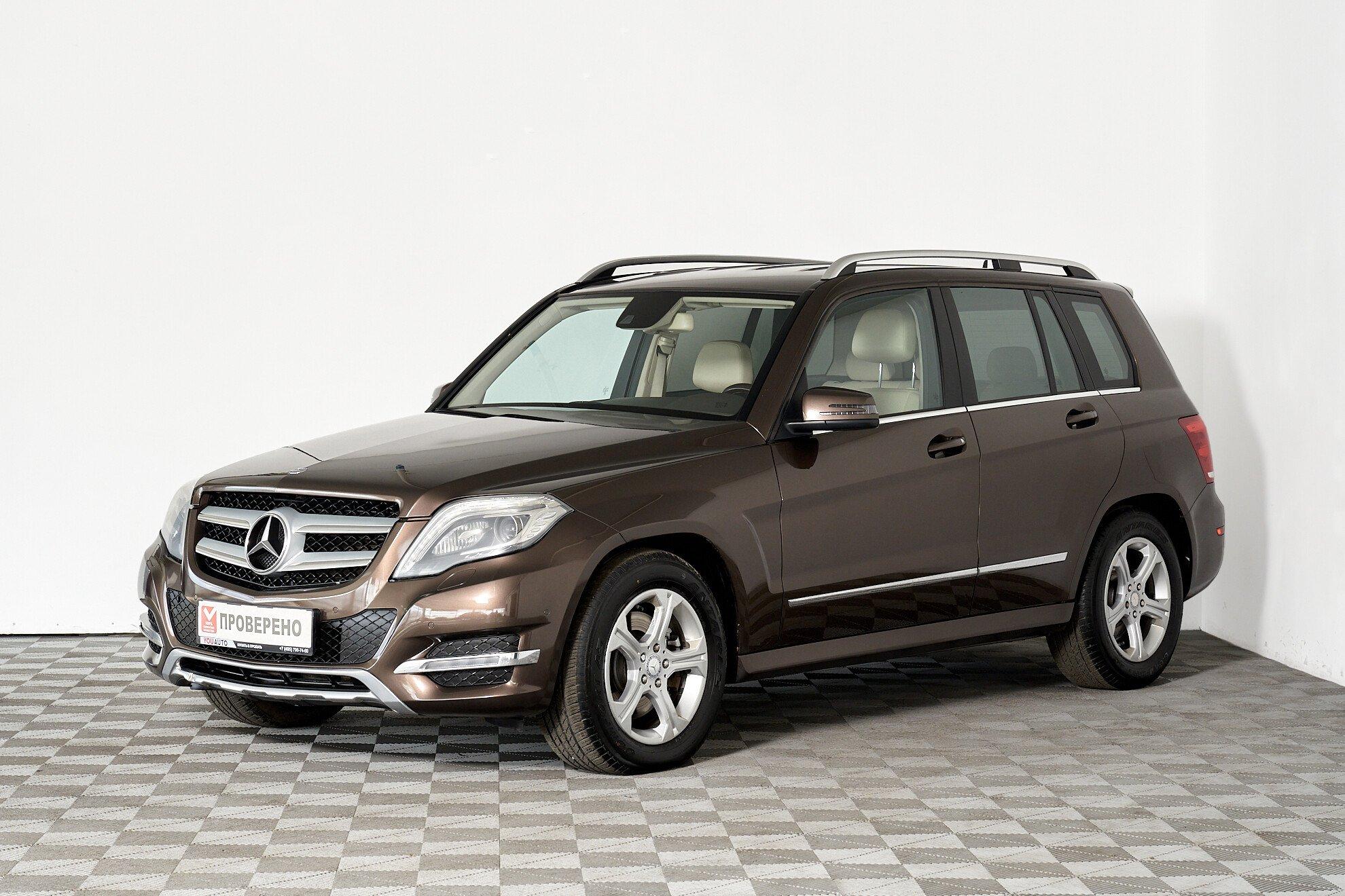 Mercedes-Benz GLK-Класс 2014, коричневый