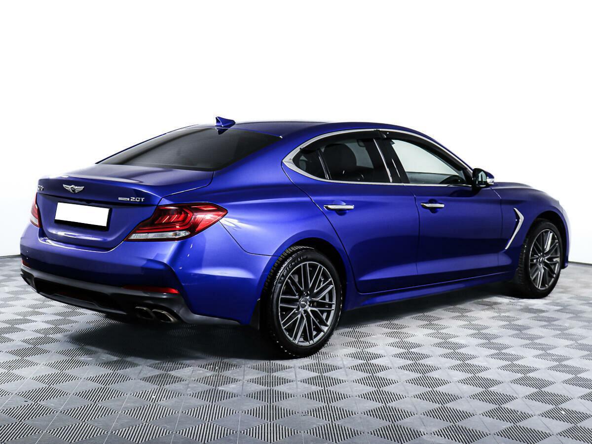 Genesis G70 2019, синий