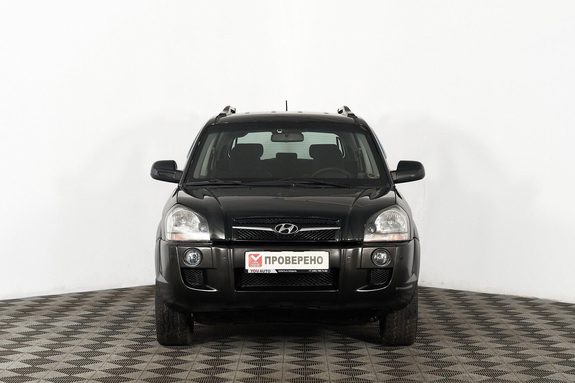 Hyundai Tucson 2008, зеленый