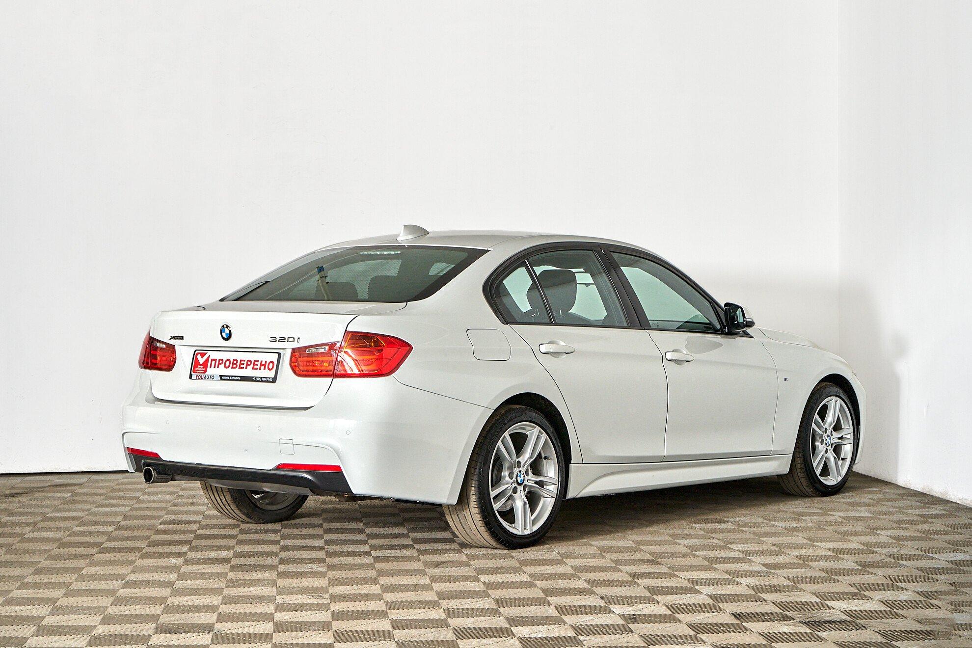 BMW 3 серии 2014, белый