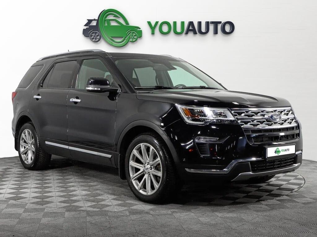 Ford Explorer 2018, черный