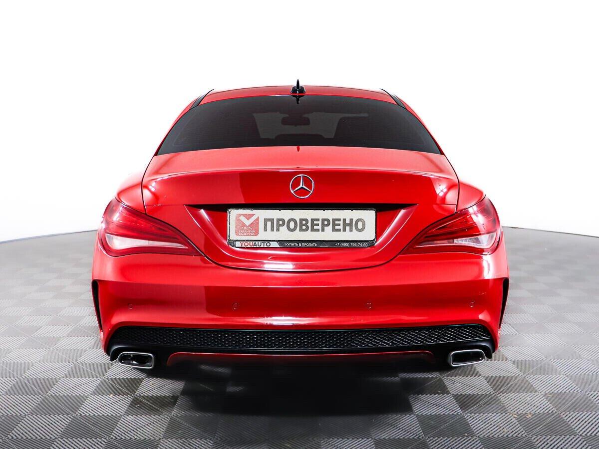 Mercedes-Benz CLA 2015, красный