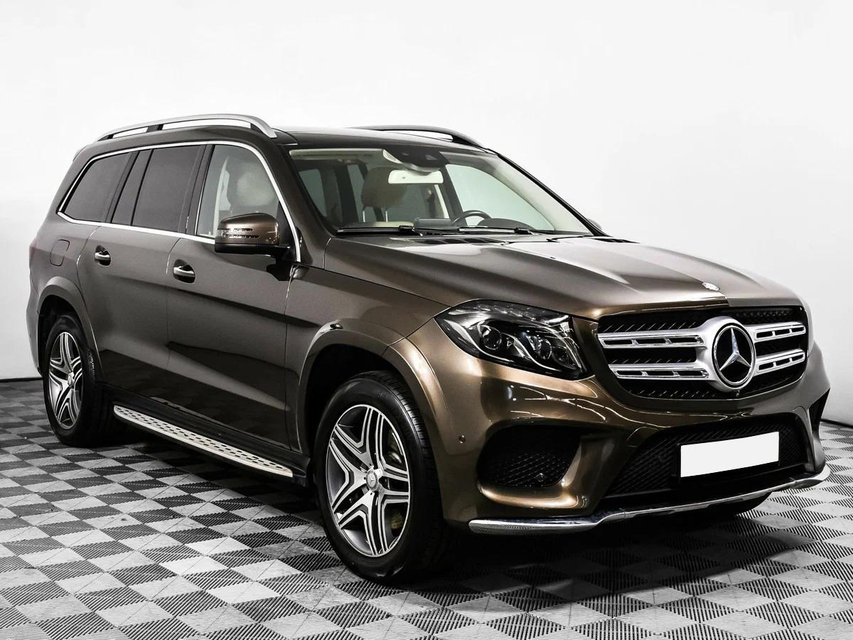 Mercedes-Benz GLS 2016, коричневый