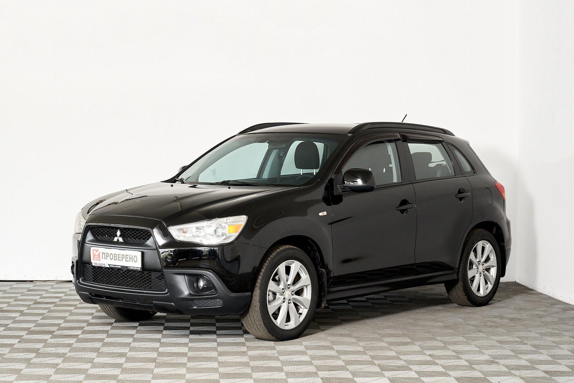 Mitsubishi ASX 2012, черный