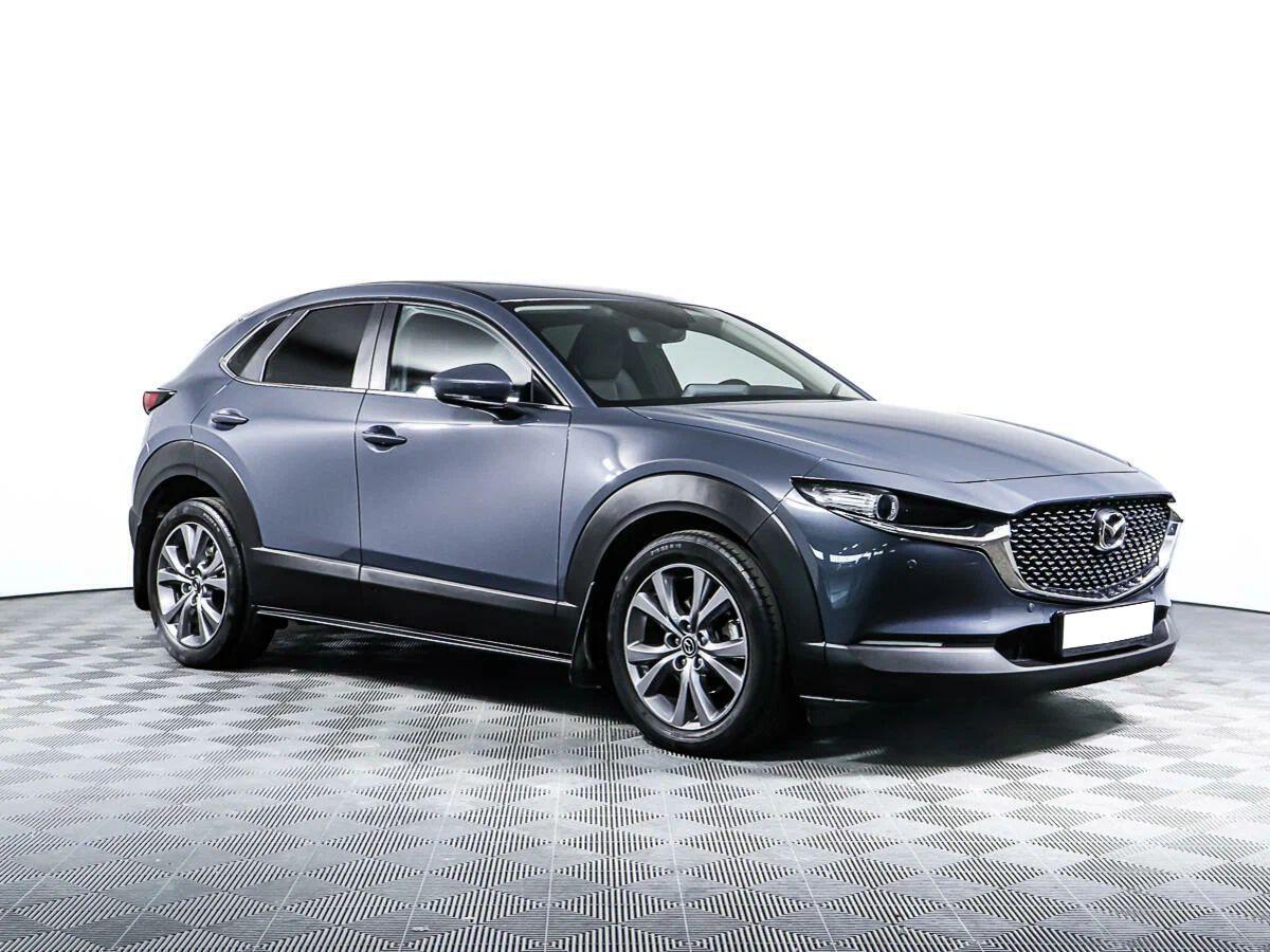 Mazda CX-30 2022, синий