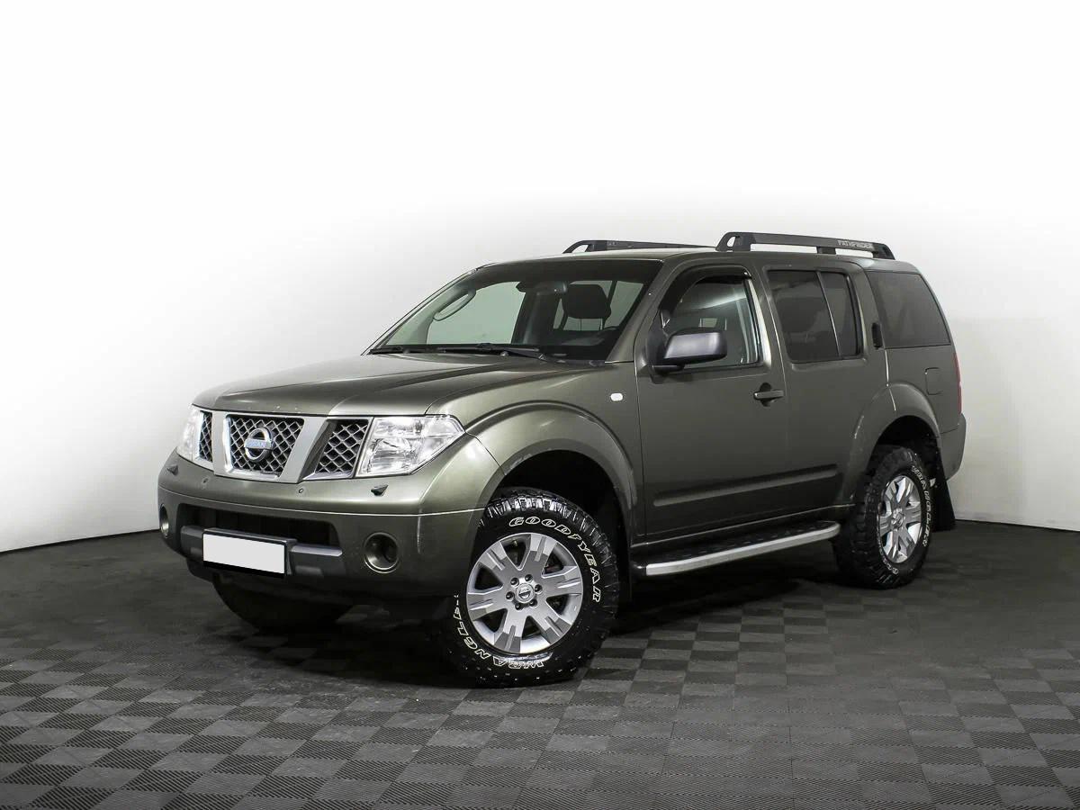 Nissan Pathfinder 2009, зеленый