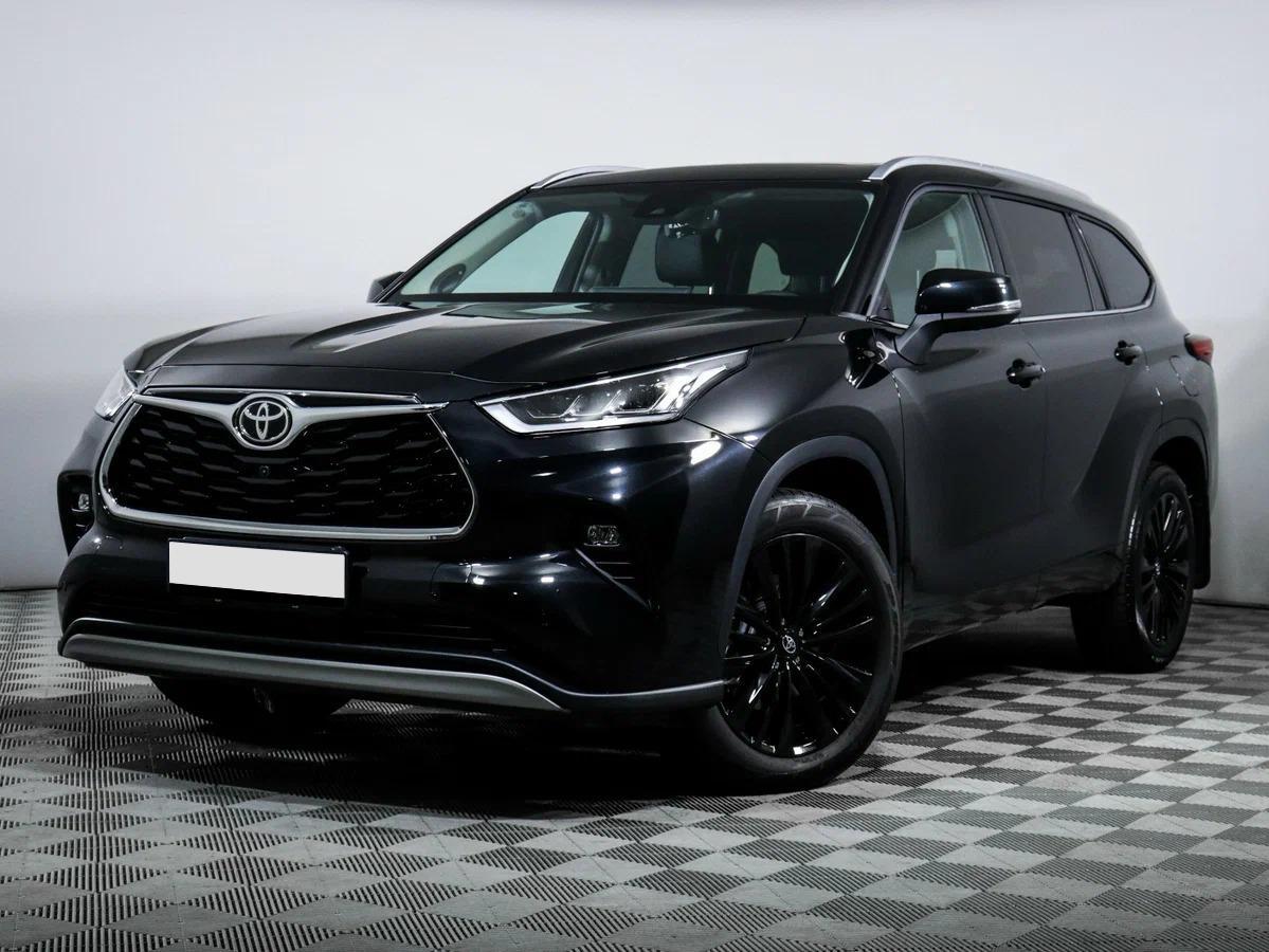 Toyota Highlander 2025, черный