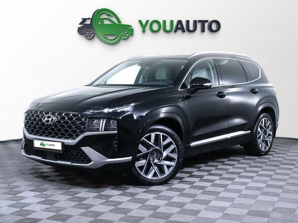 Hyundai Santa Fe 2021, черный