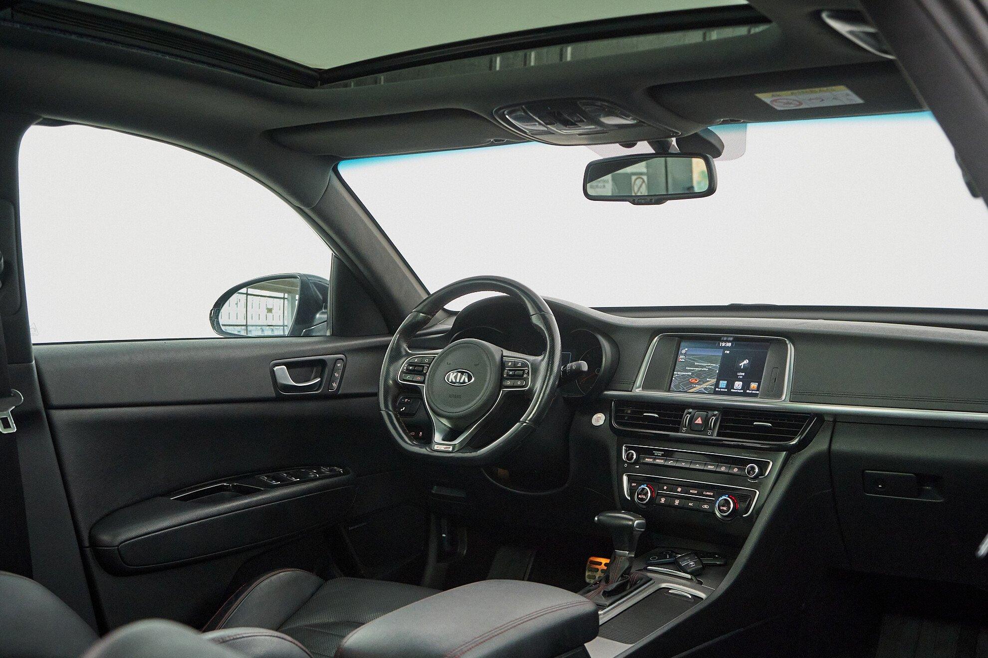 Kia Optima 2018, синий