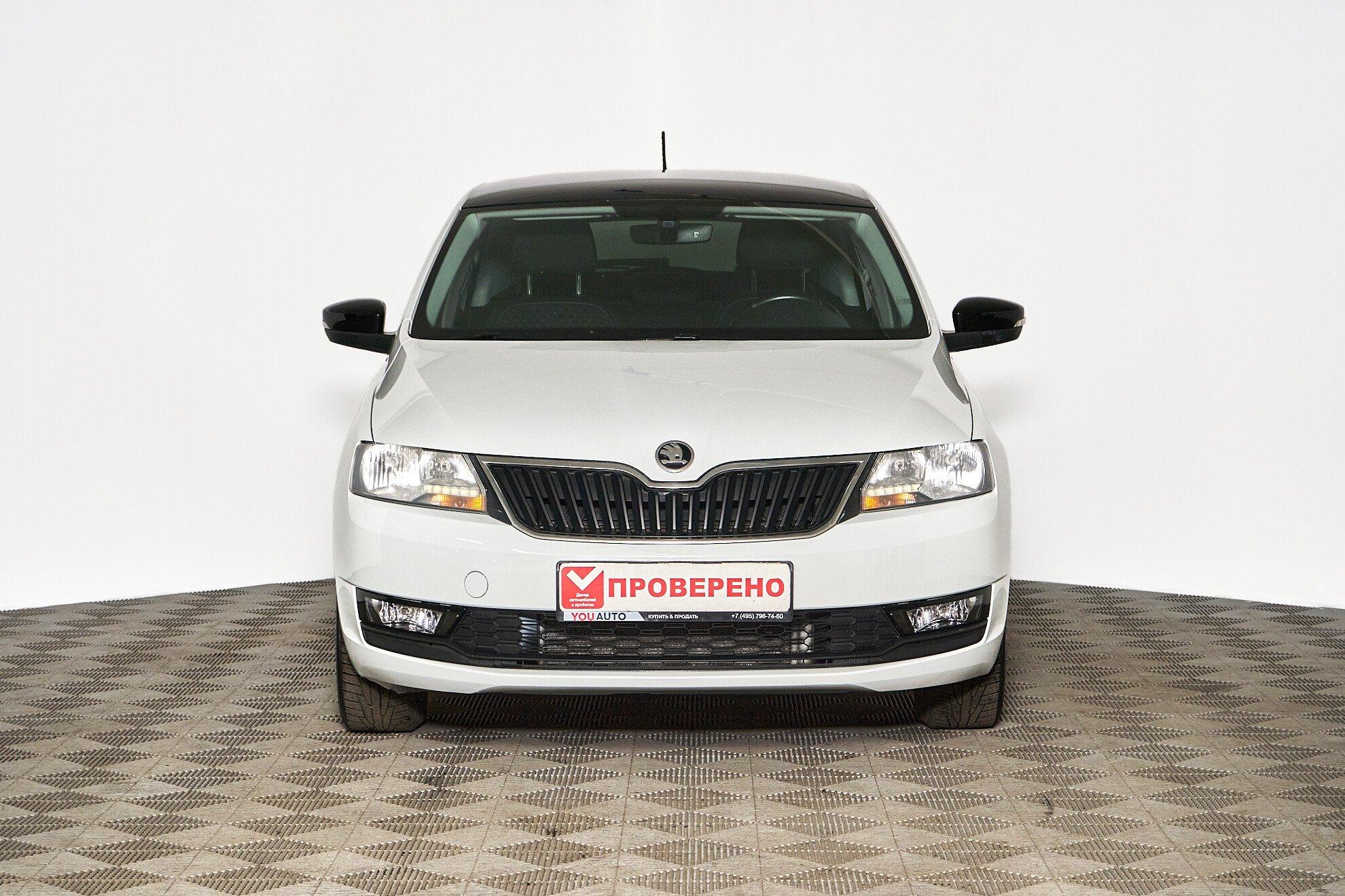 Skoda Rapid 2019, белый