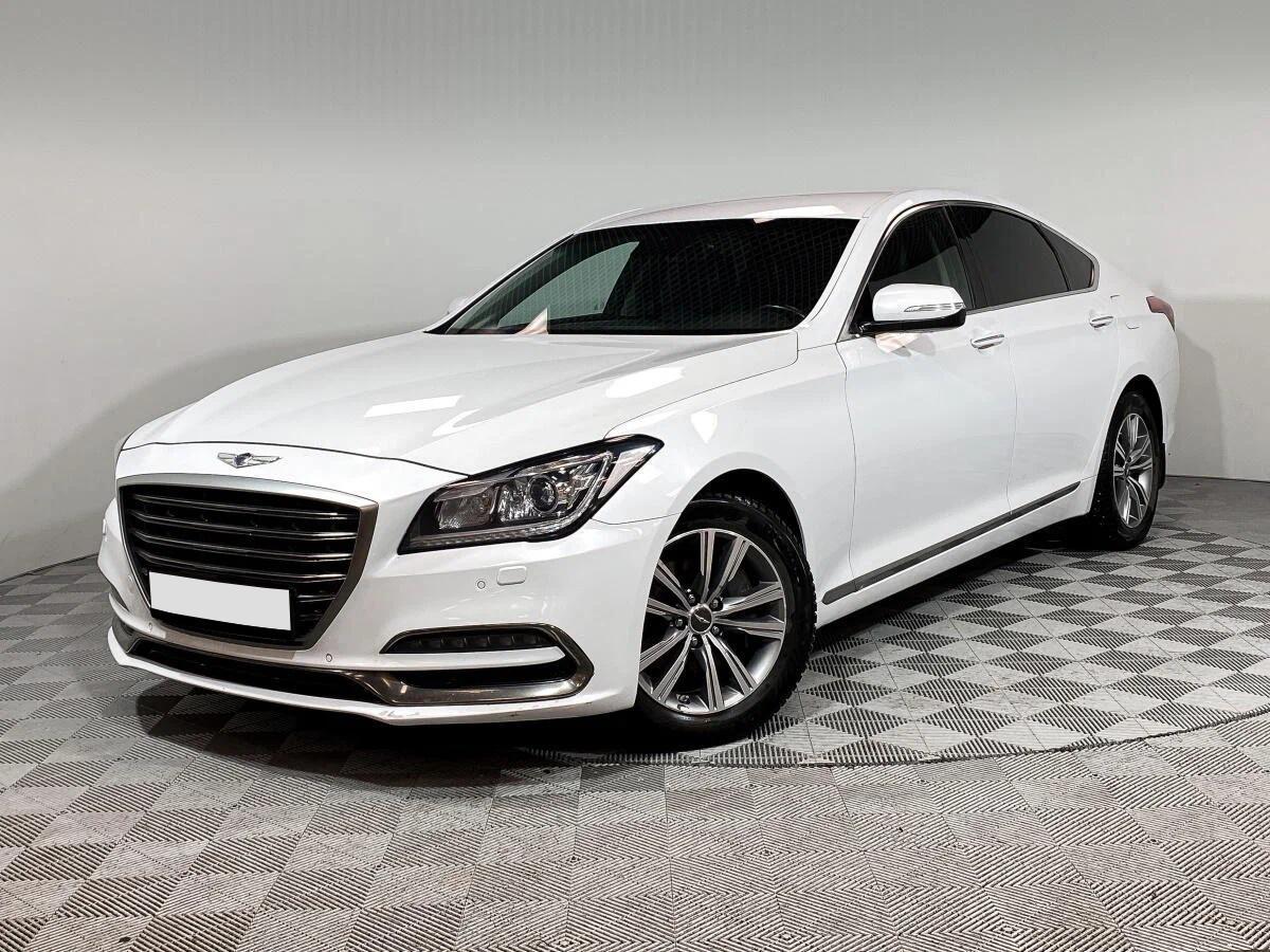 Genesis G80 2019, белый