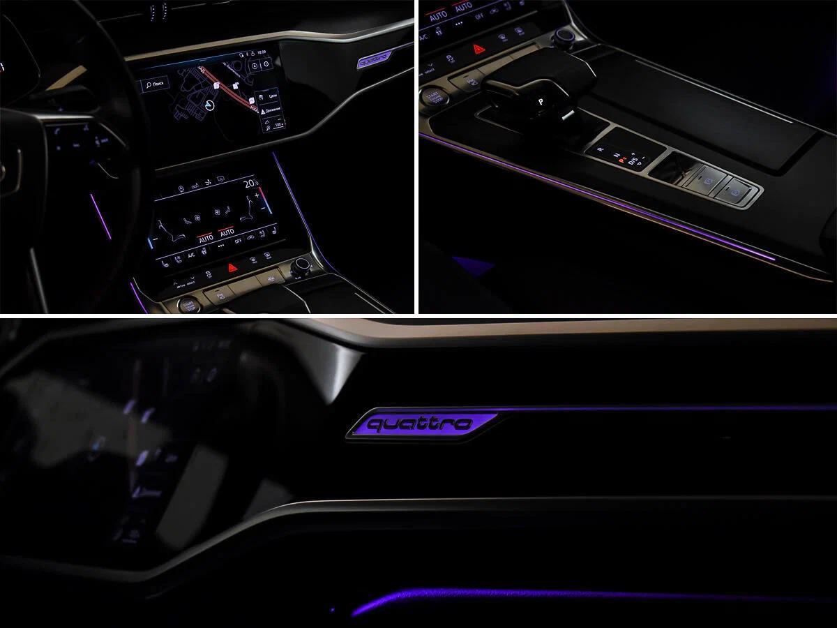 Audi A7 2020, черный