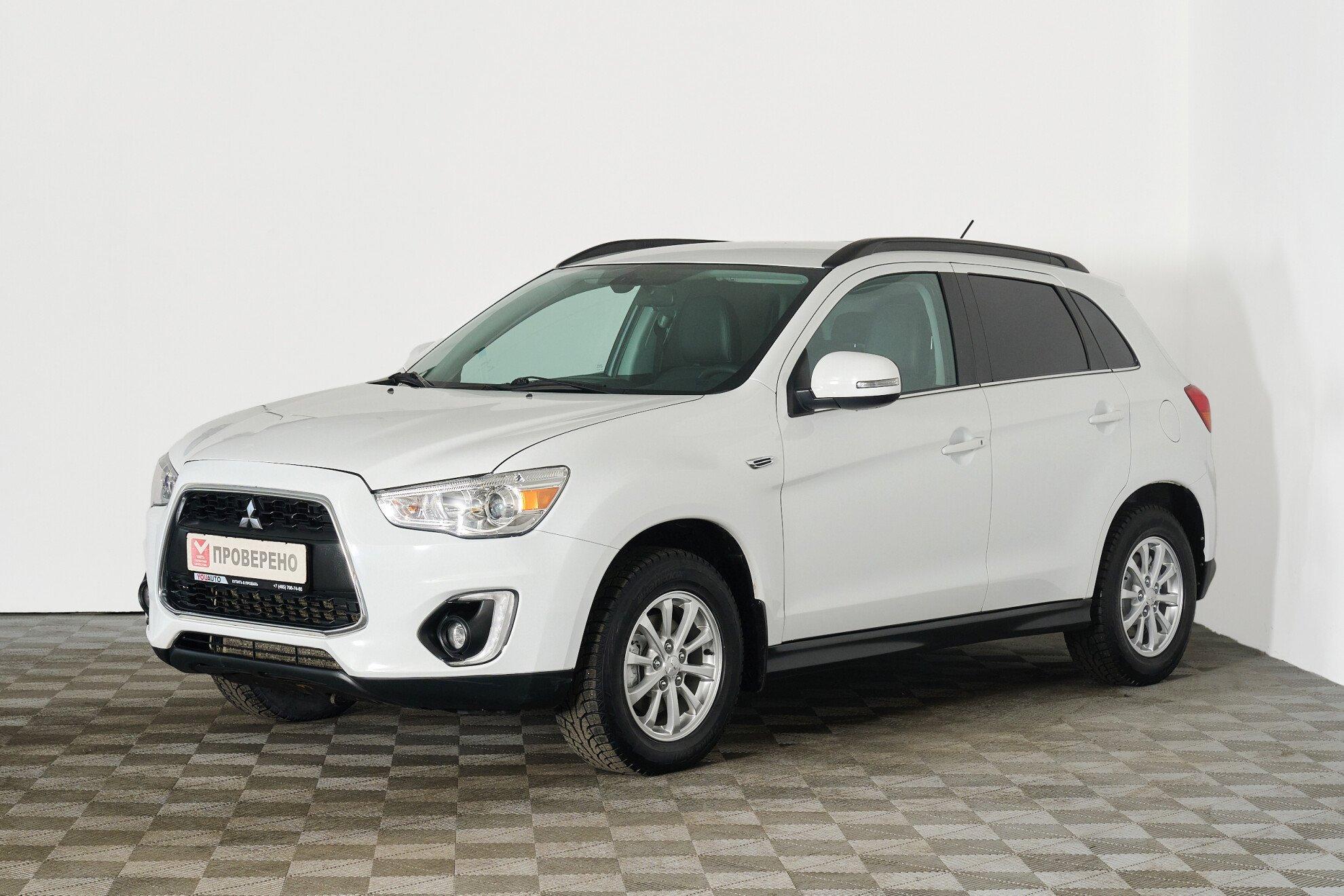 Mitsubishi ASX 2014, белый