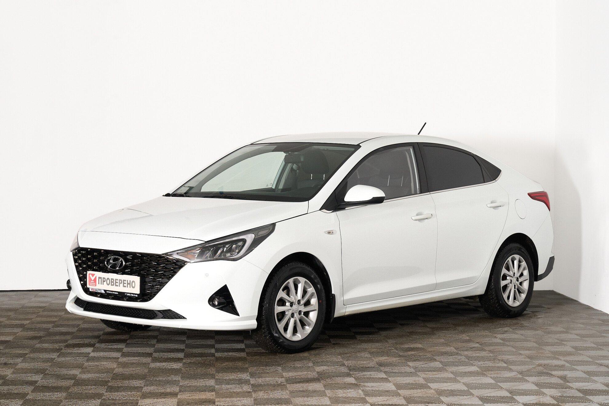 Hyundai Solaris 2020, белый