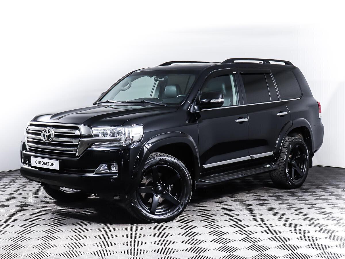 Toyota Land Cruiser 2016, черный