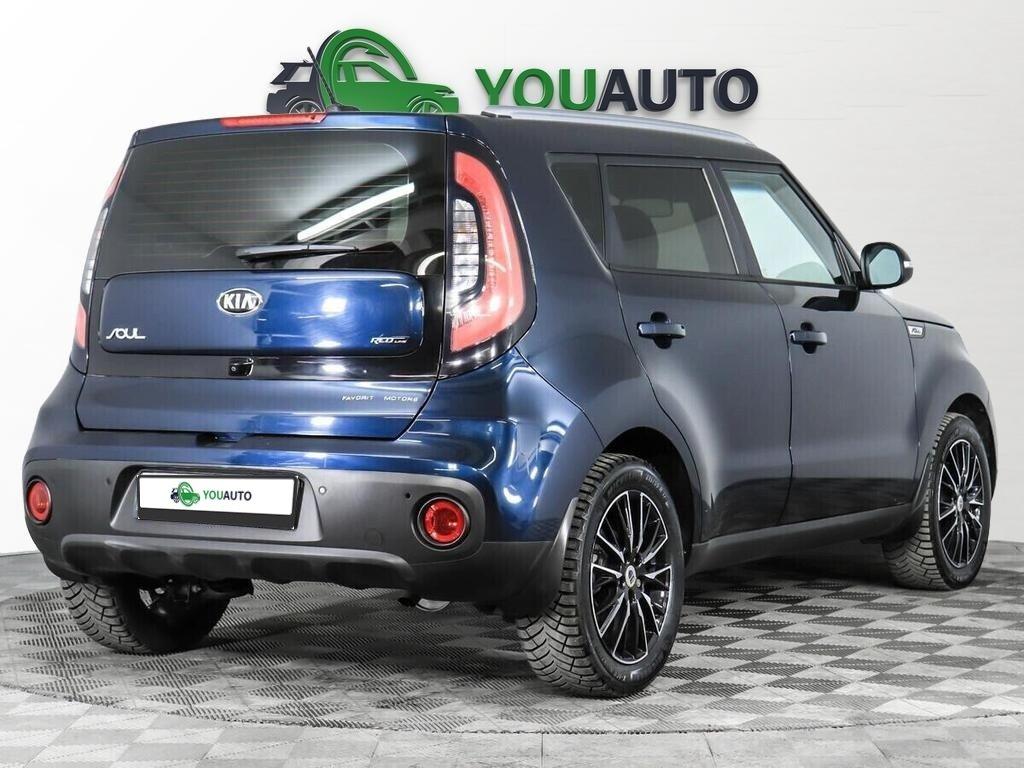 Kia Soul 2018, синий