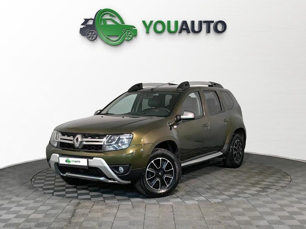 Renault Duster 2021, зеленый