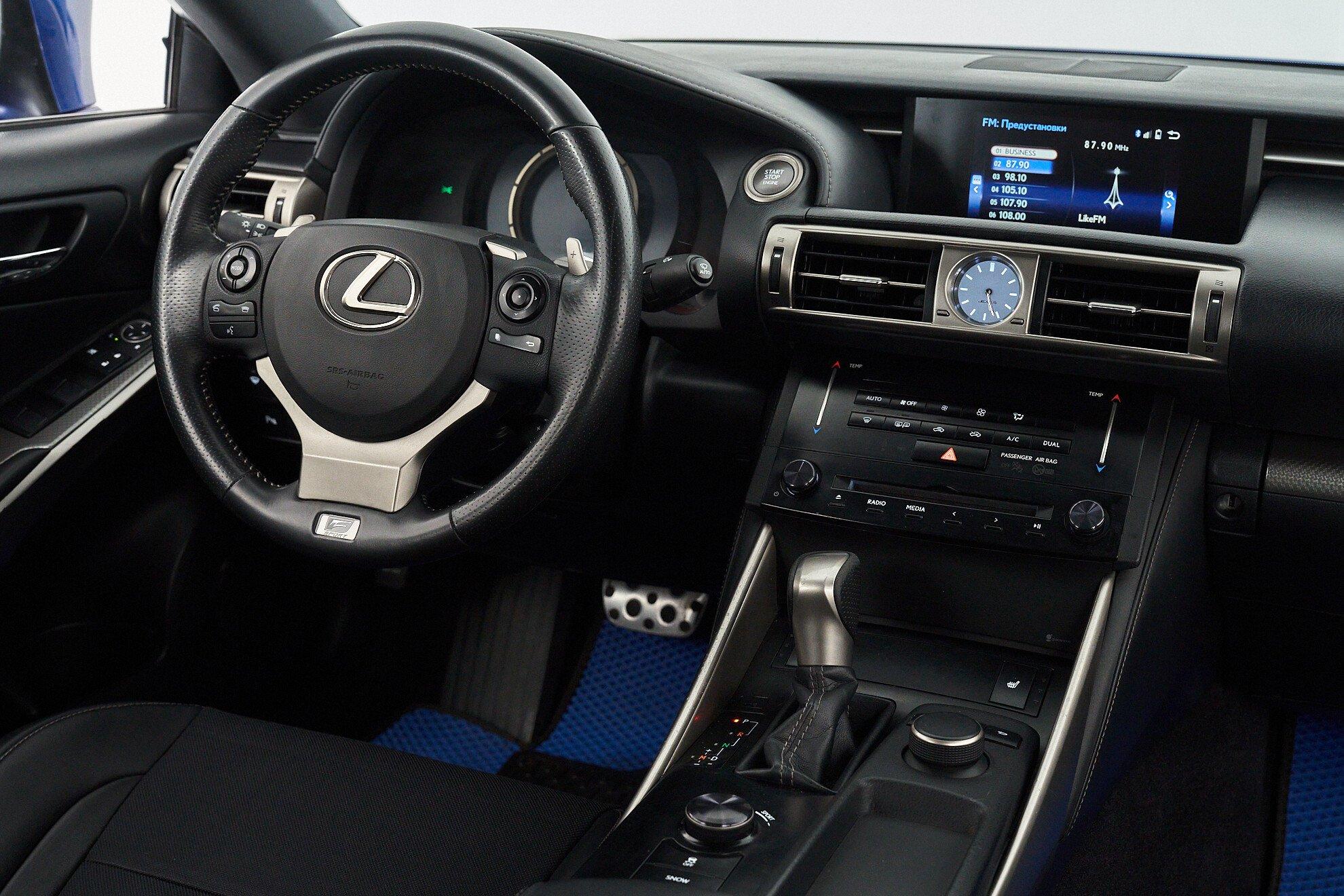 Lexus IS 2014, синий