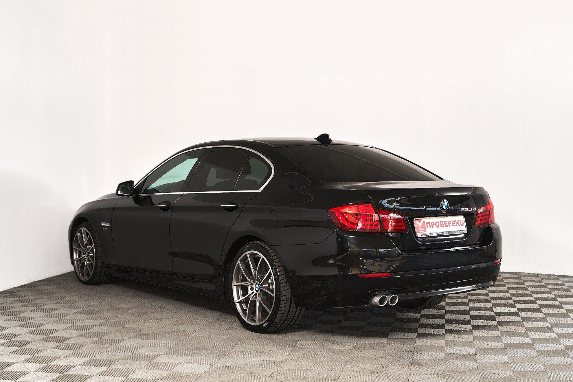 BMW 5 серии 2011, черный