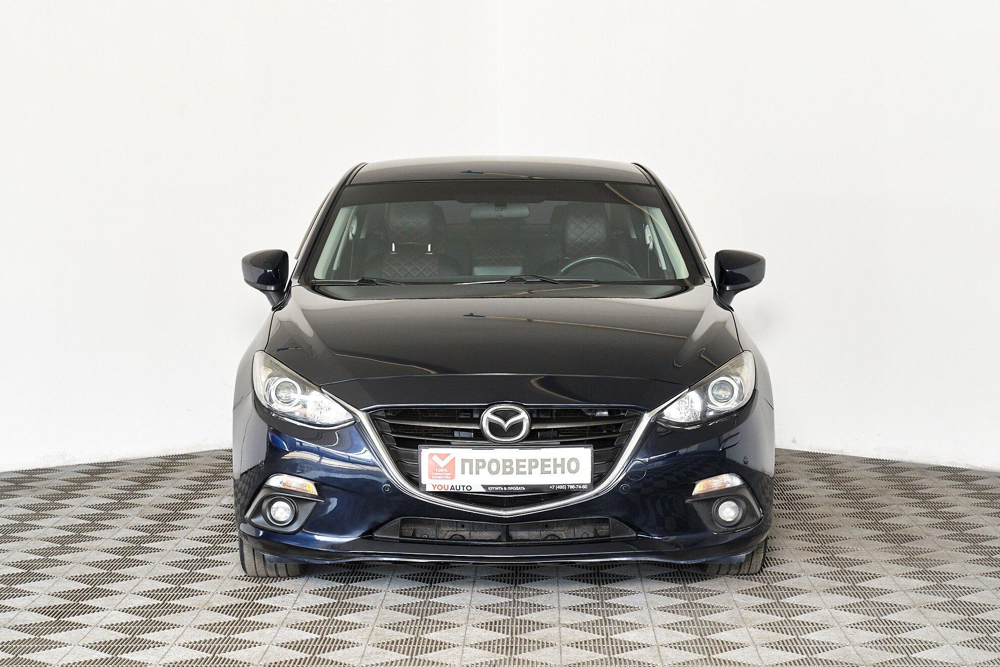 Mazda 3 2014, черный