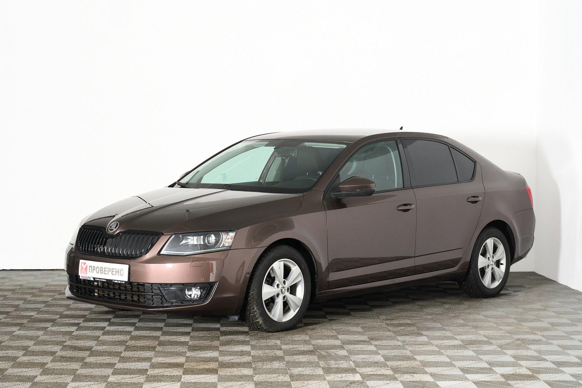 Skoda Octavia 2016, коричневый