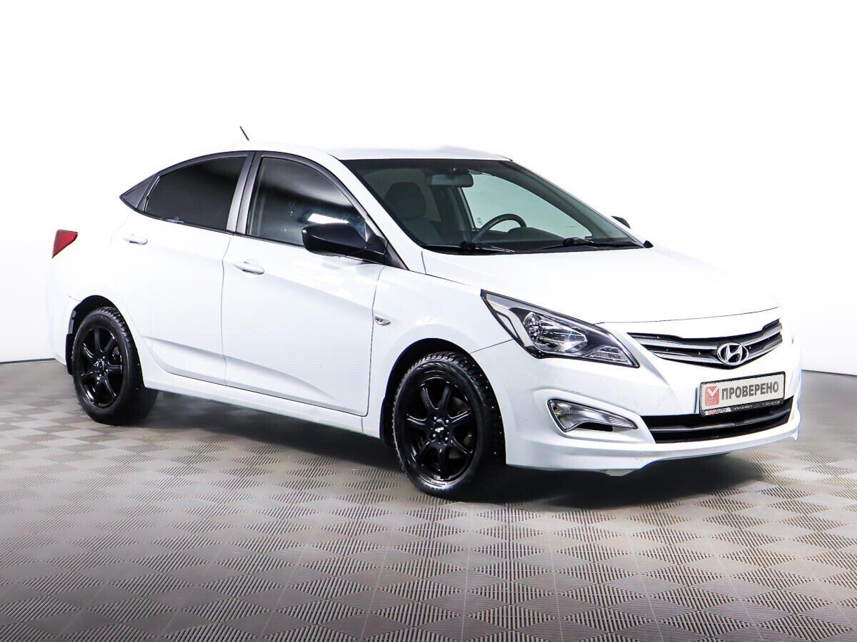 Hyundai Solaris 2016, белый