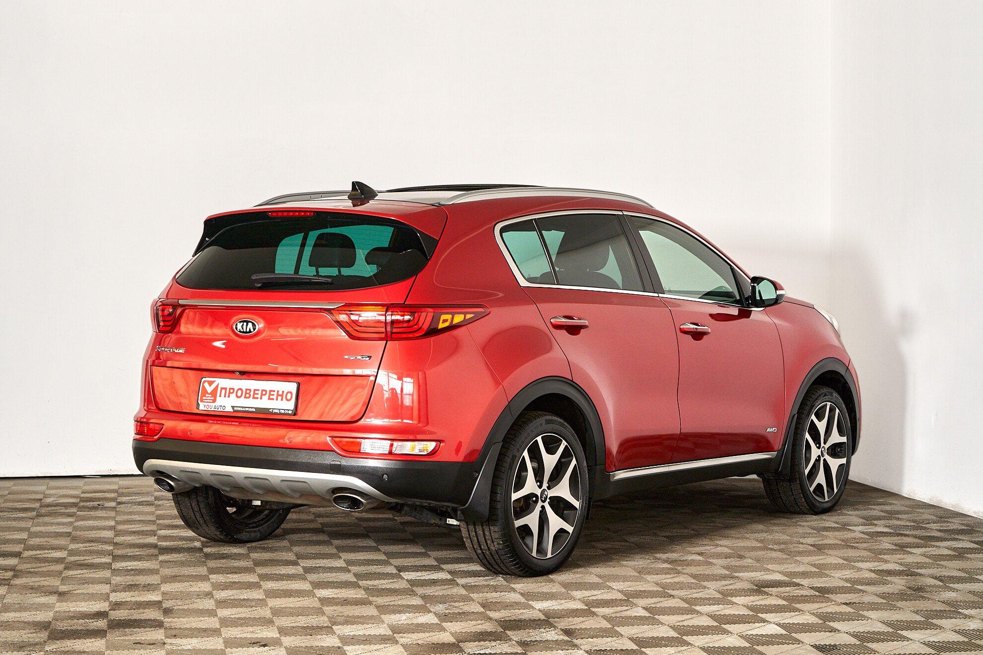 Kia Sportage 2017, красный