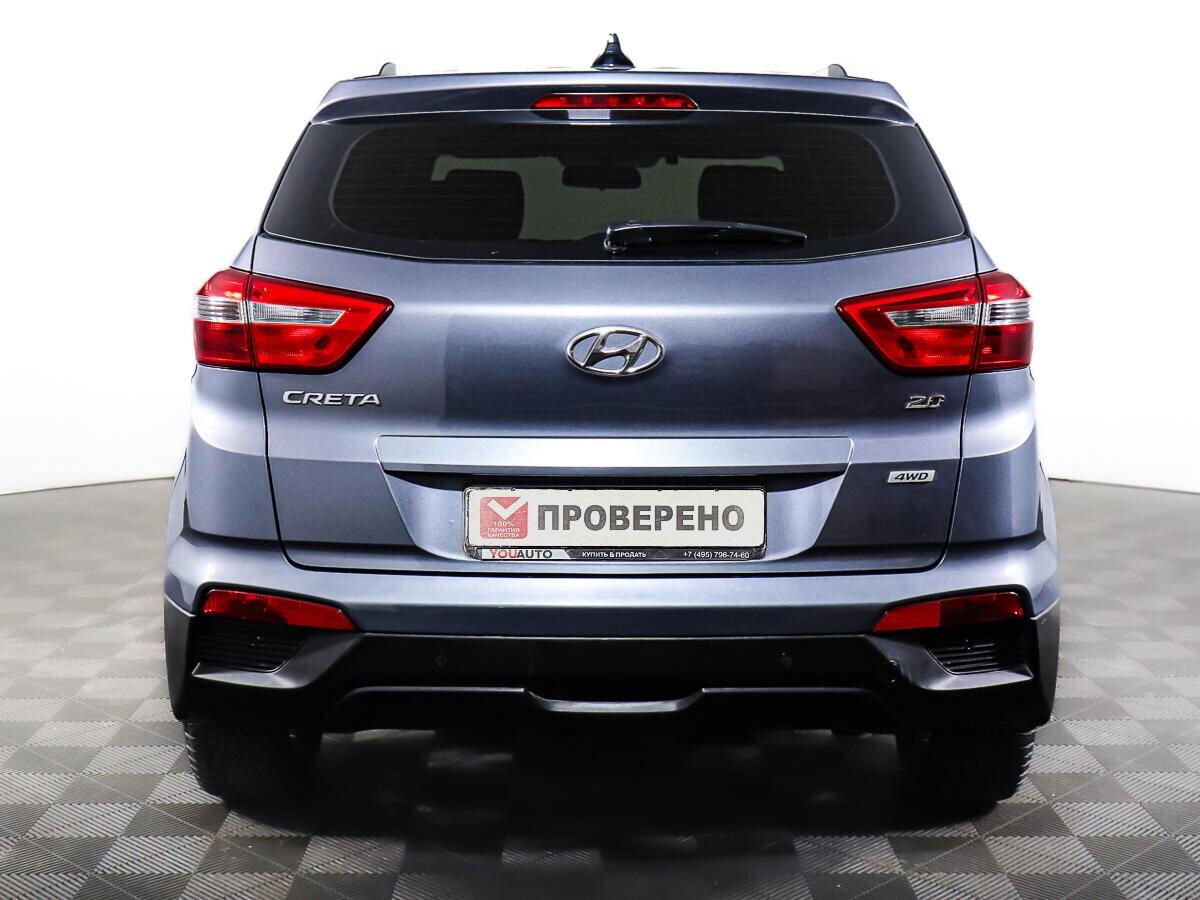 Hyundai Creta 2019, серебряный