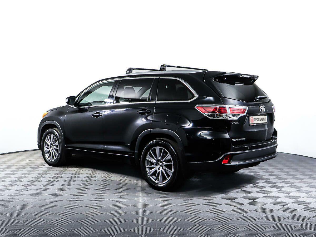 Toyota Highlander 2015, черный