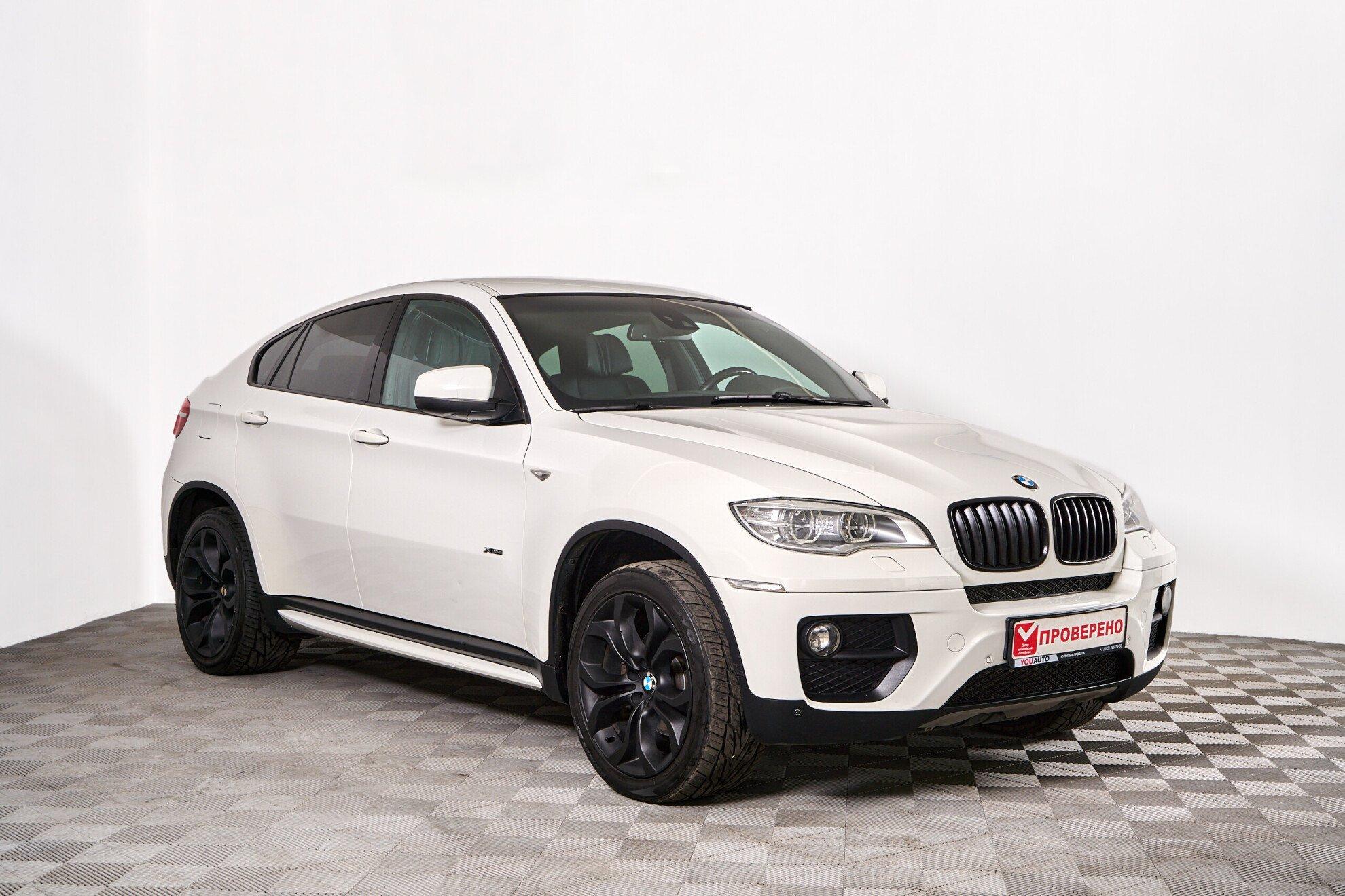BMW X6 2013, белый