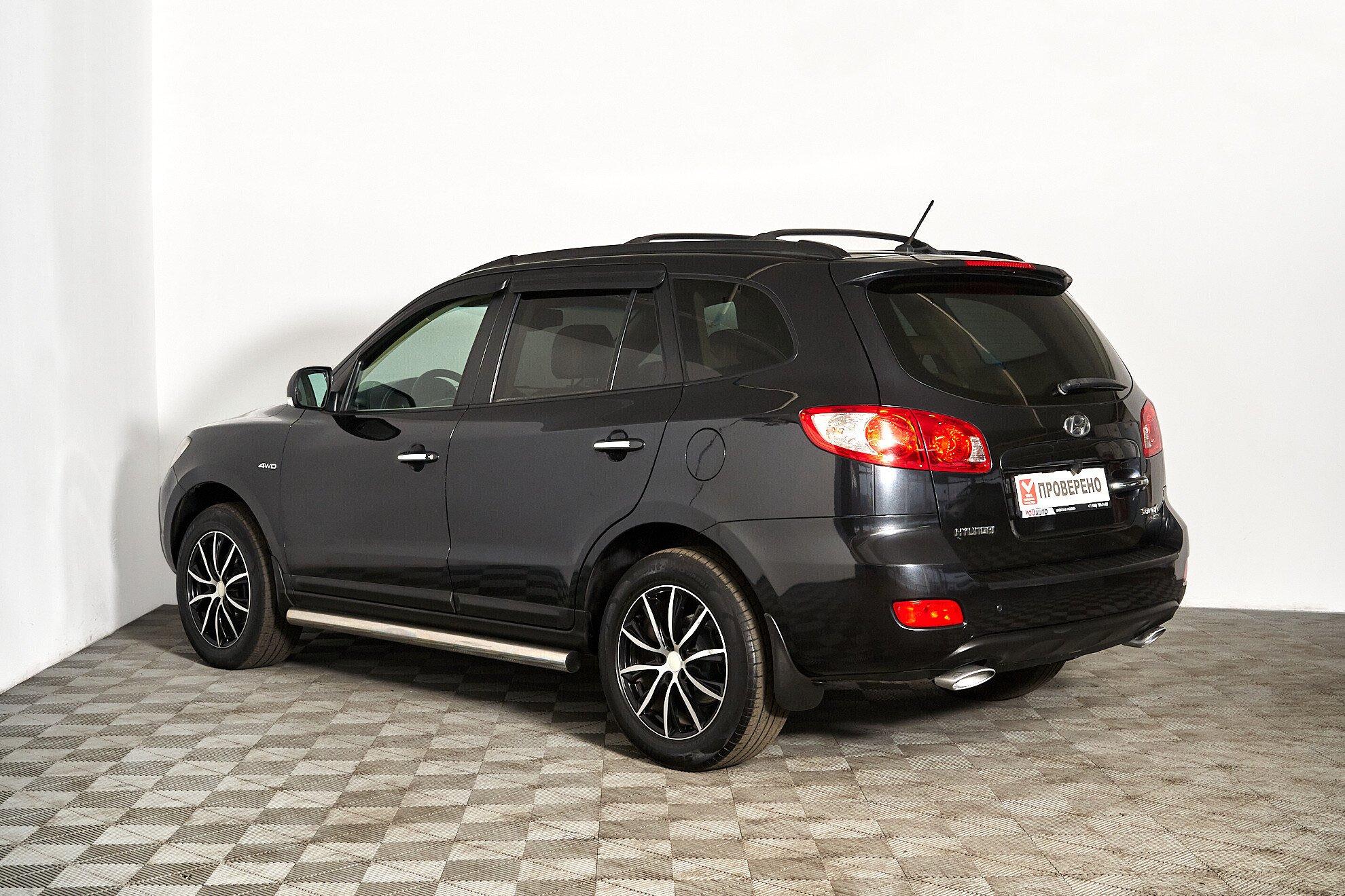 Hyundai Santa Fe 2008, черный