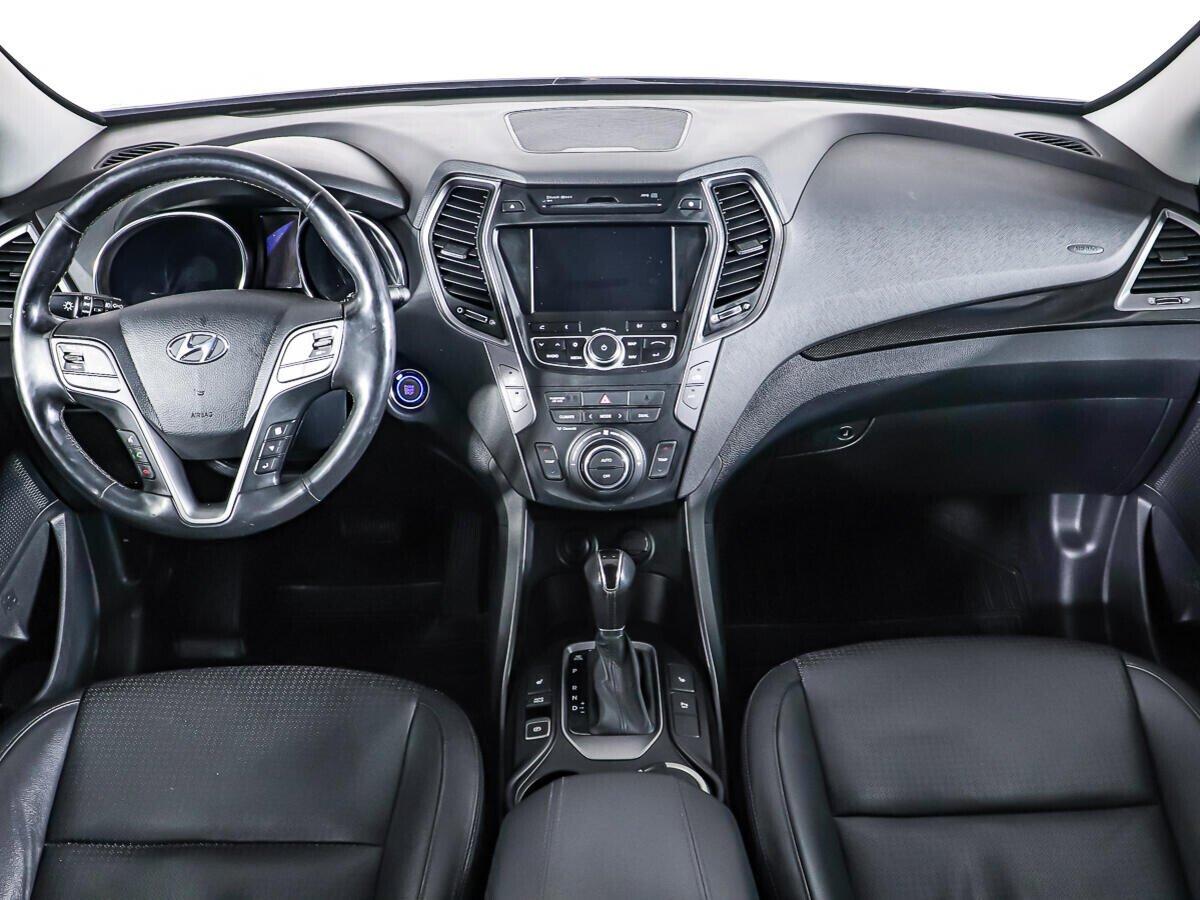 Hyundai Santa Fe 2015, серебряный