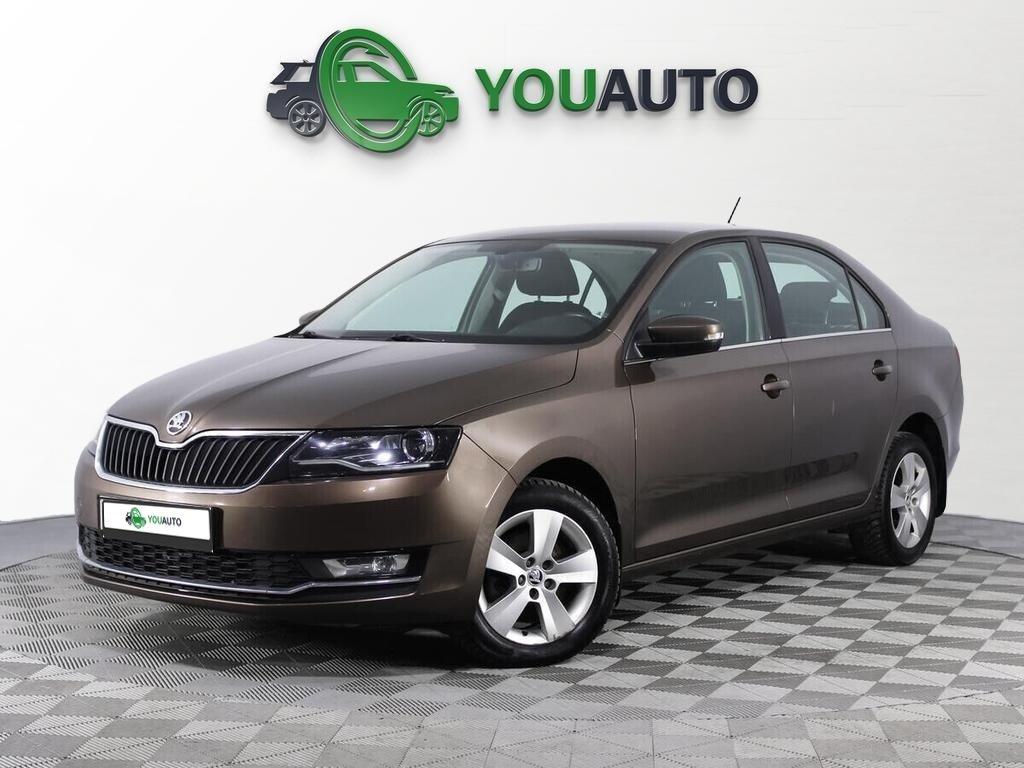 Skoda Rapid 2018, коричневый