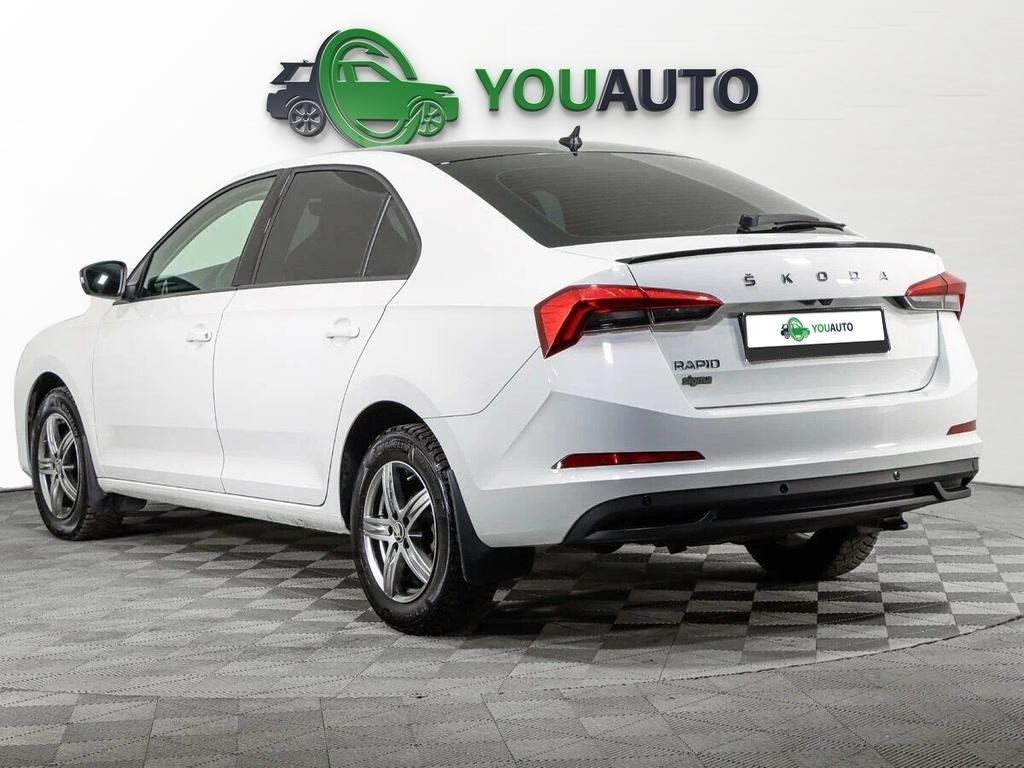 Skoda Rapid 2021, белый