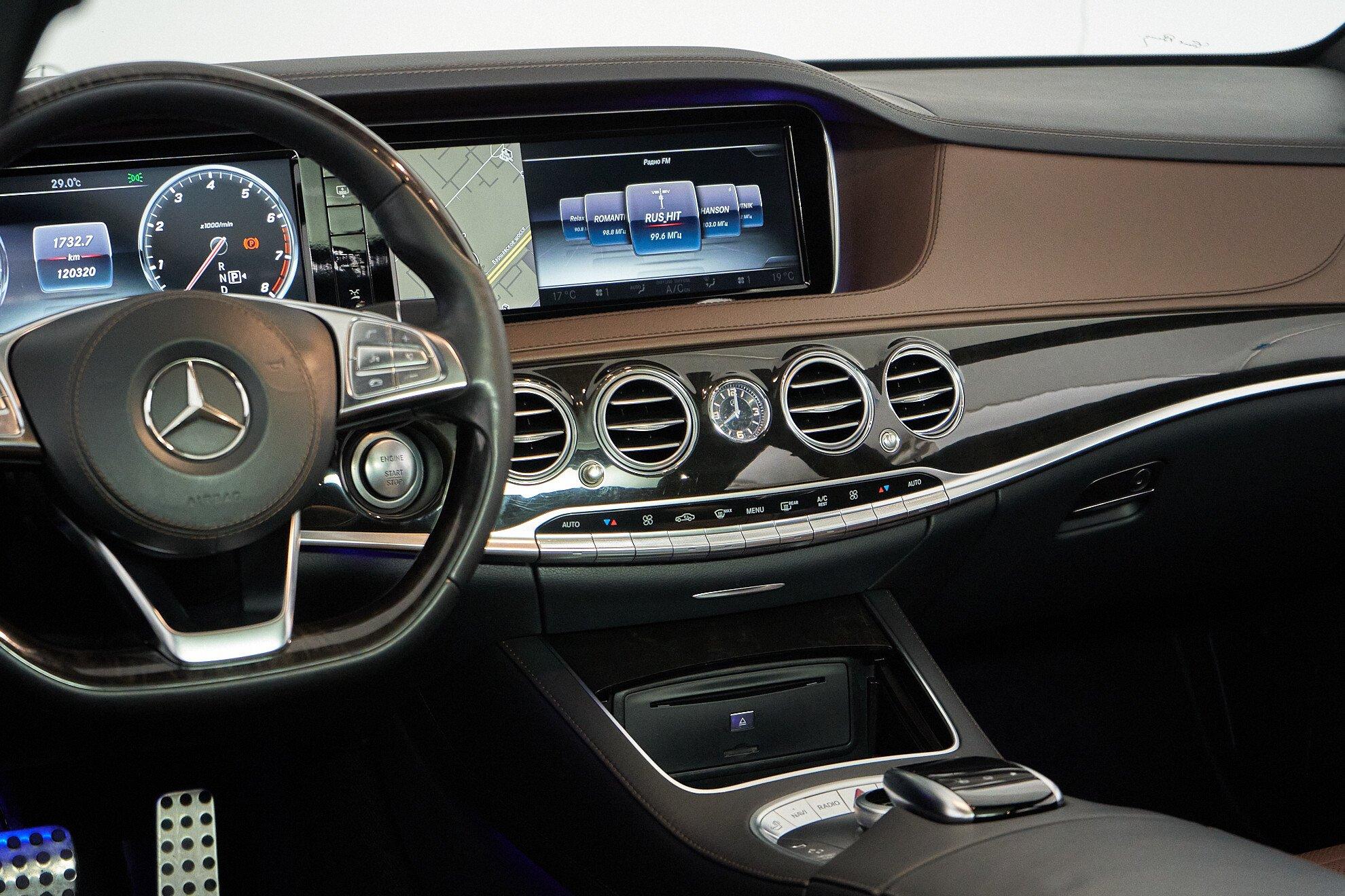 Mercedes-Benz S-Класс 2014, черный