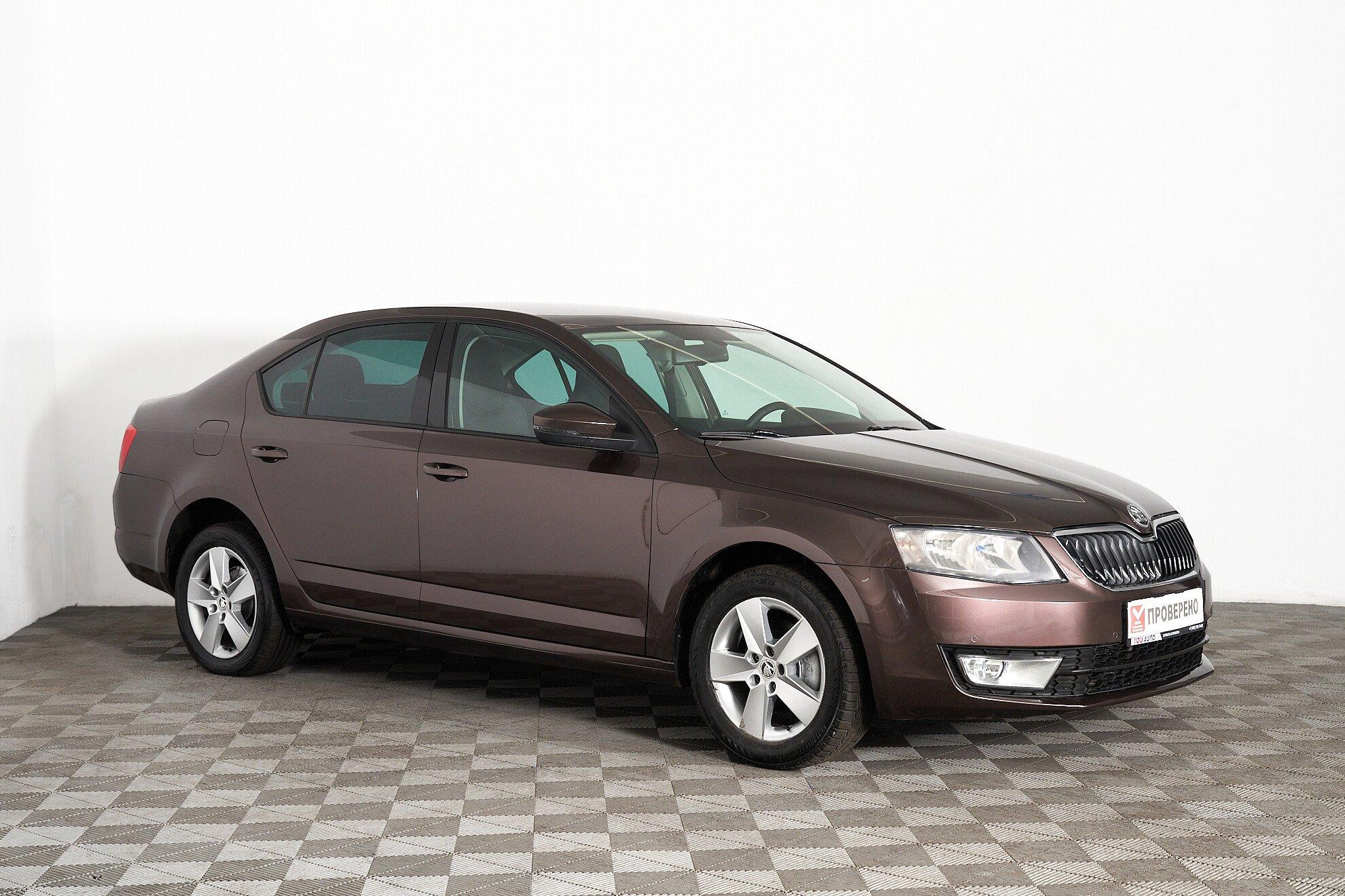 Skoda Octavia 2016, коричневый
