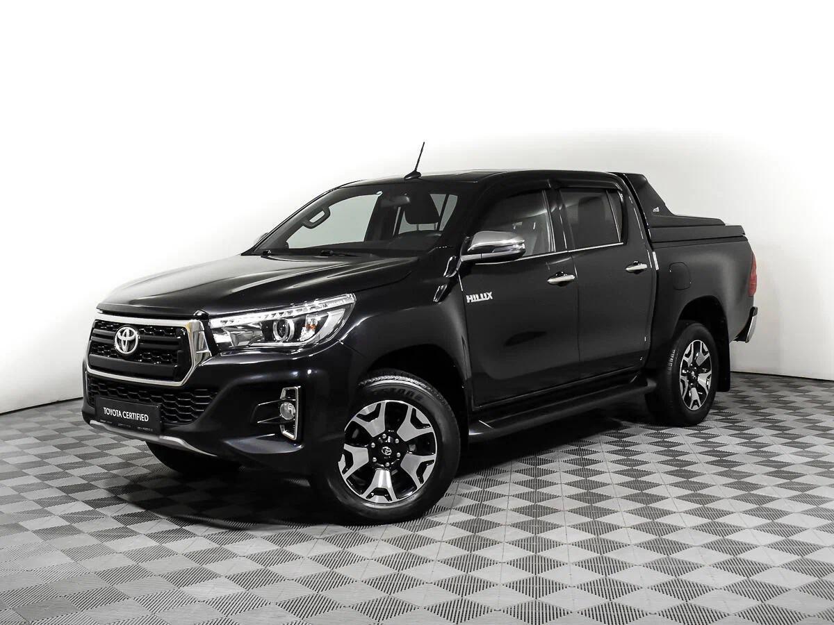 Toyota Hilux 2019, черный