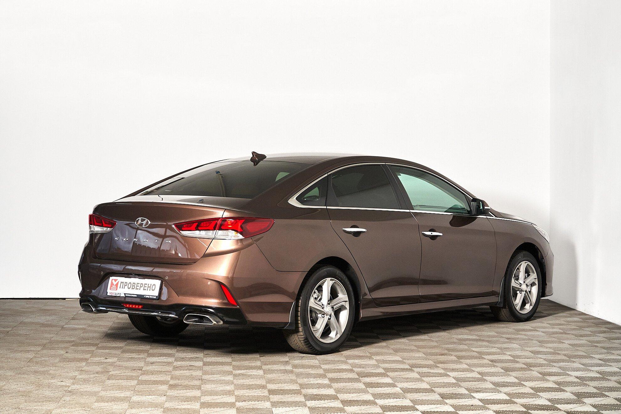 Hyundai Sonata 2018, коричневый