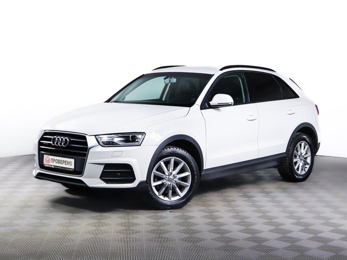 Audi Q3 2017, белый