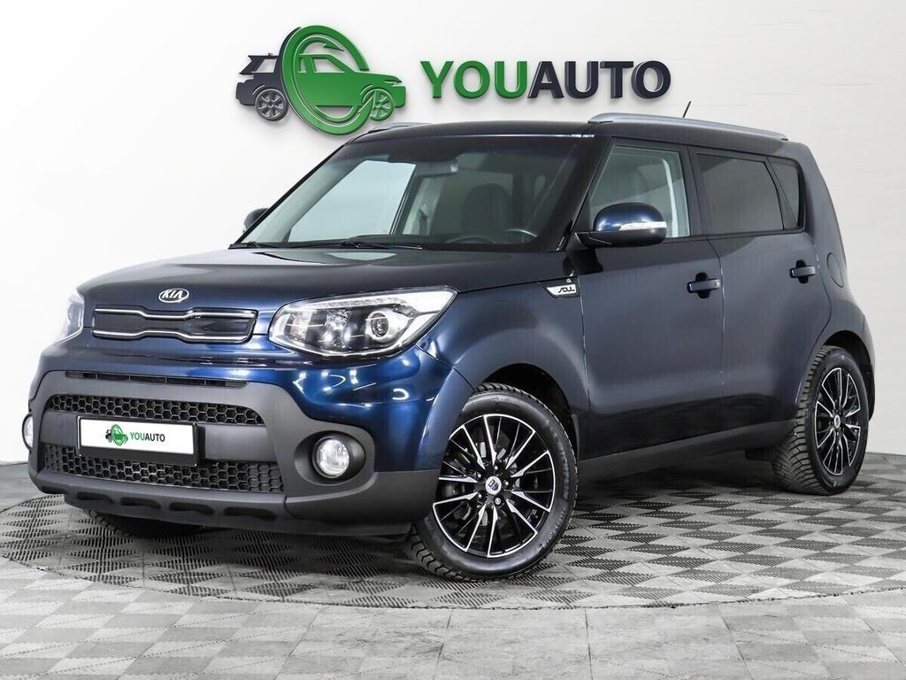 Kia Soul 2018, синий