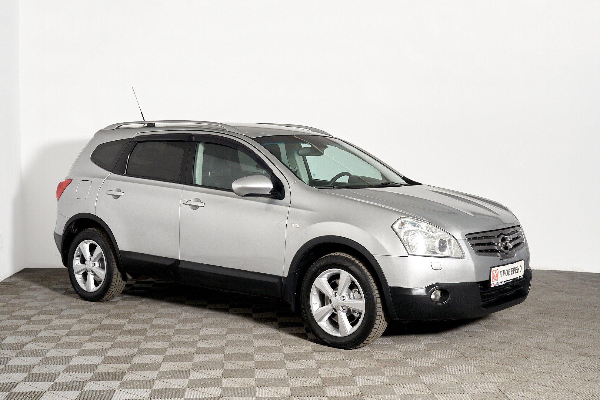 Nissan Qashqai+2 2008, серебряный