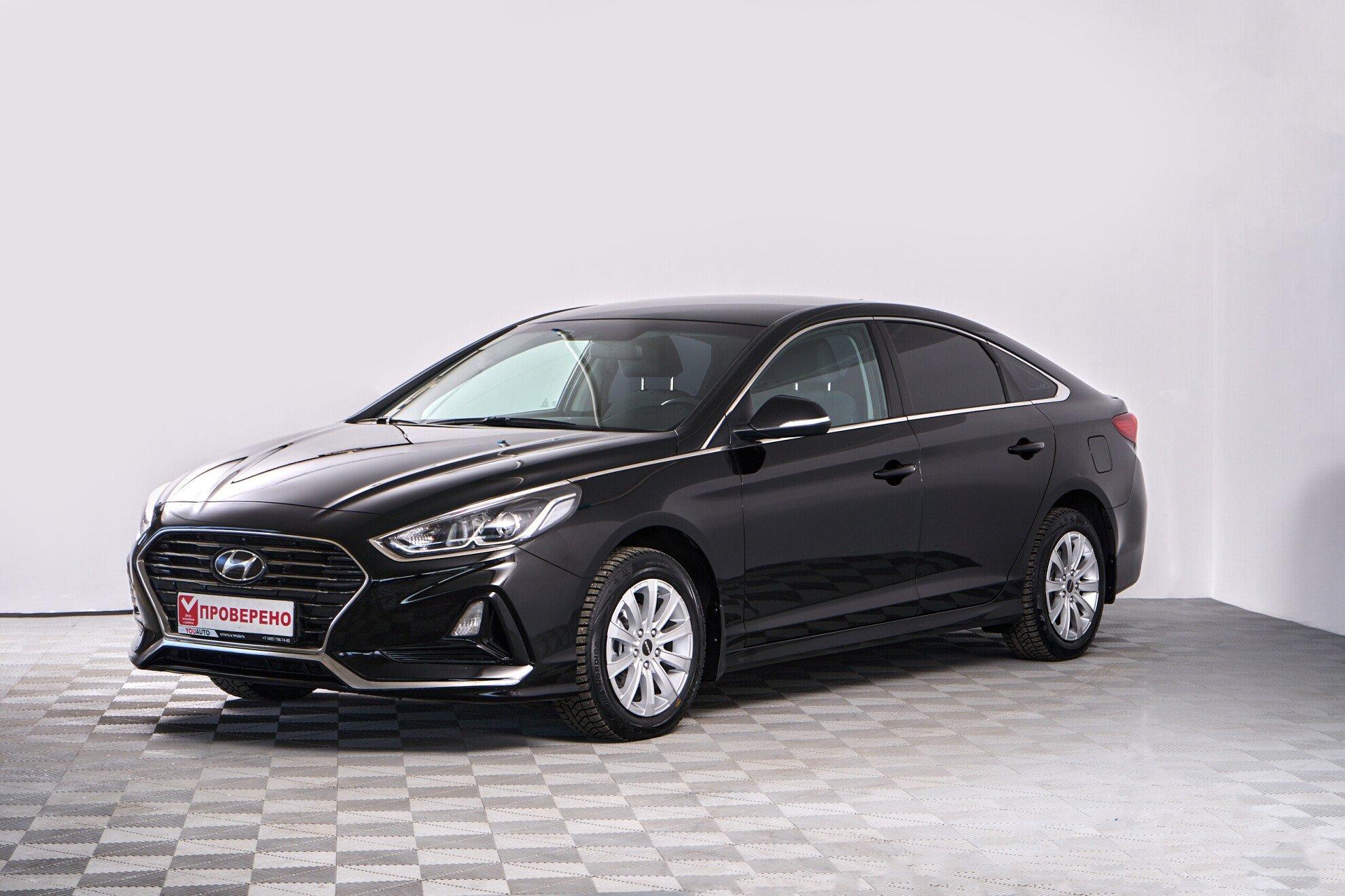 Hyundai Sonata 2019, черный