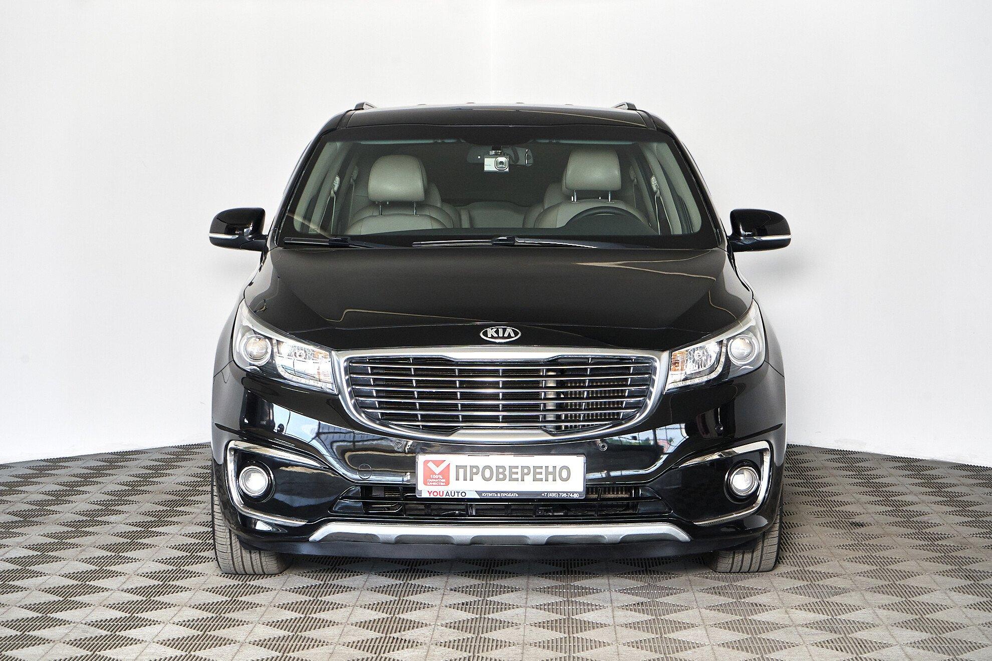Kia Carnival 2016, черный