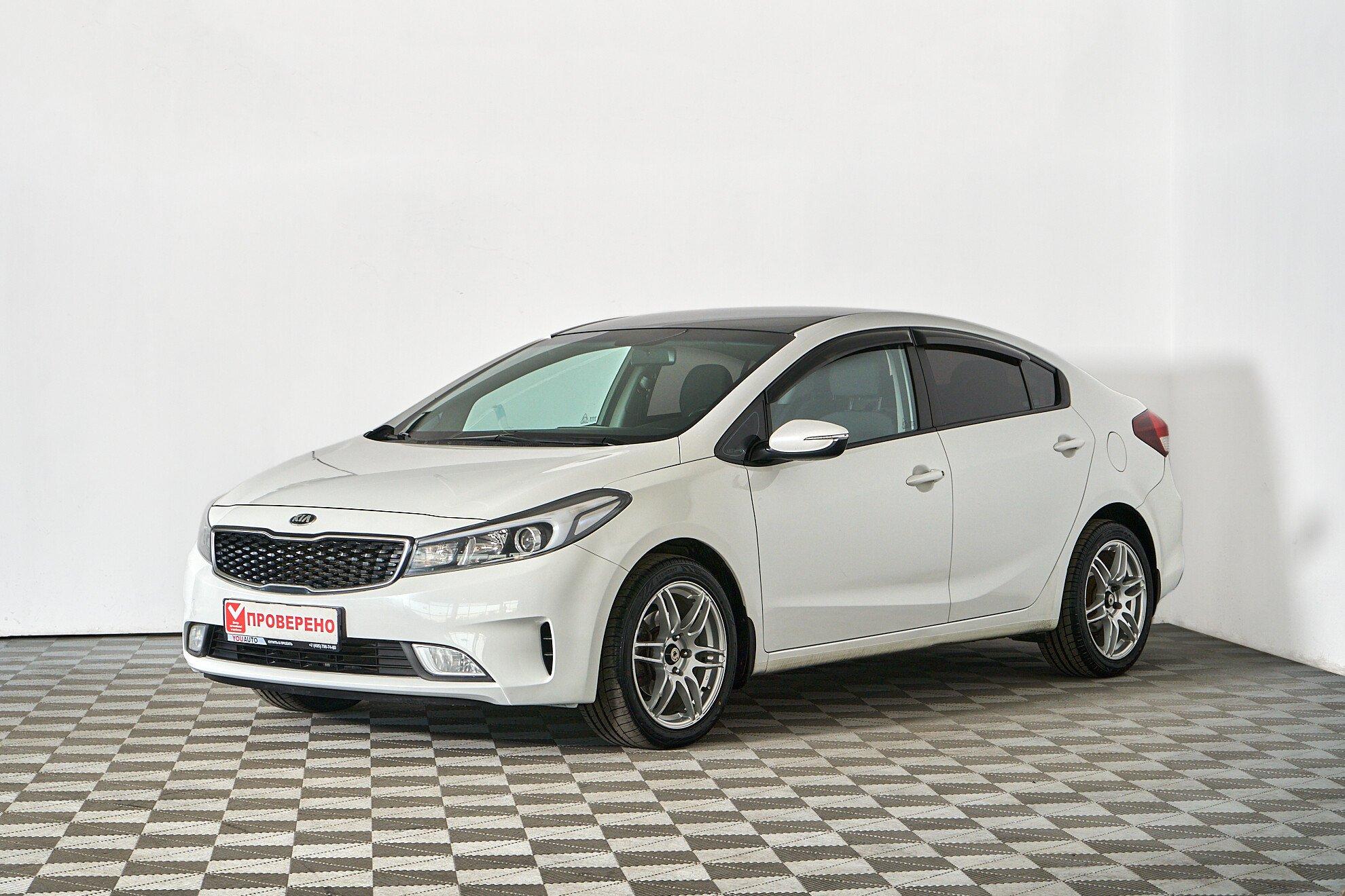 Kia Cerato 2016, белый