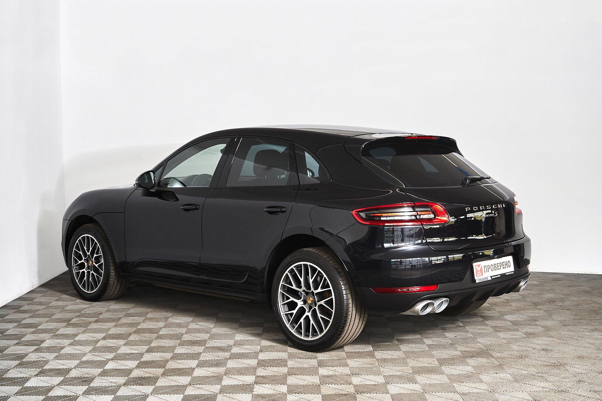 Porsche Macan 2014, черный