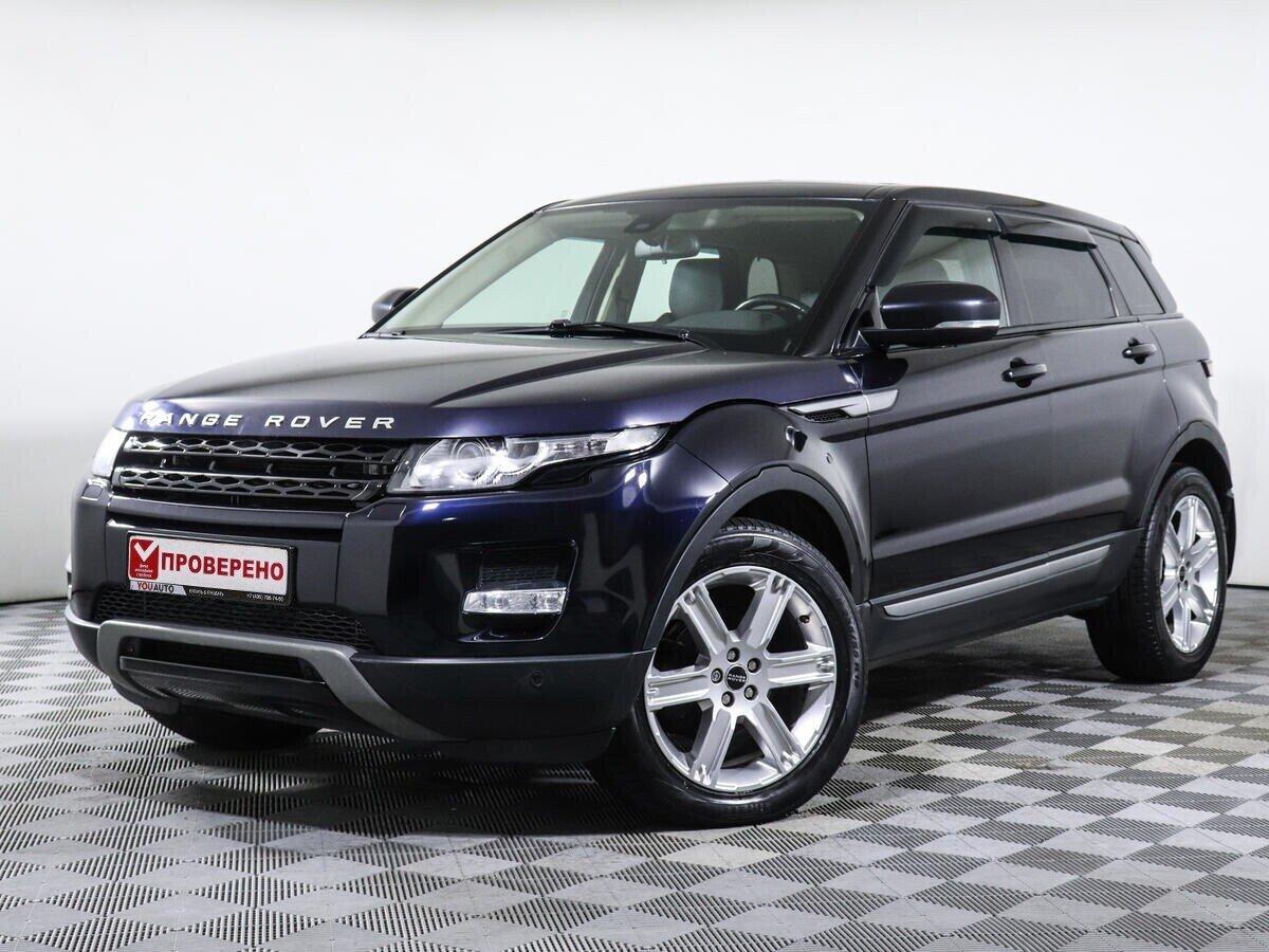 Land Rover Range Rover Evoque 2012, синий