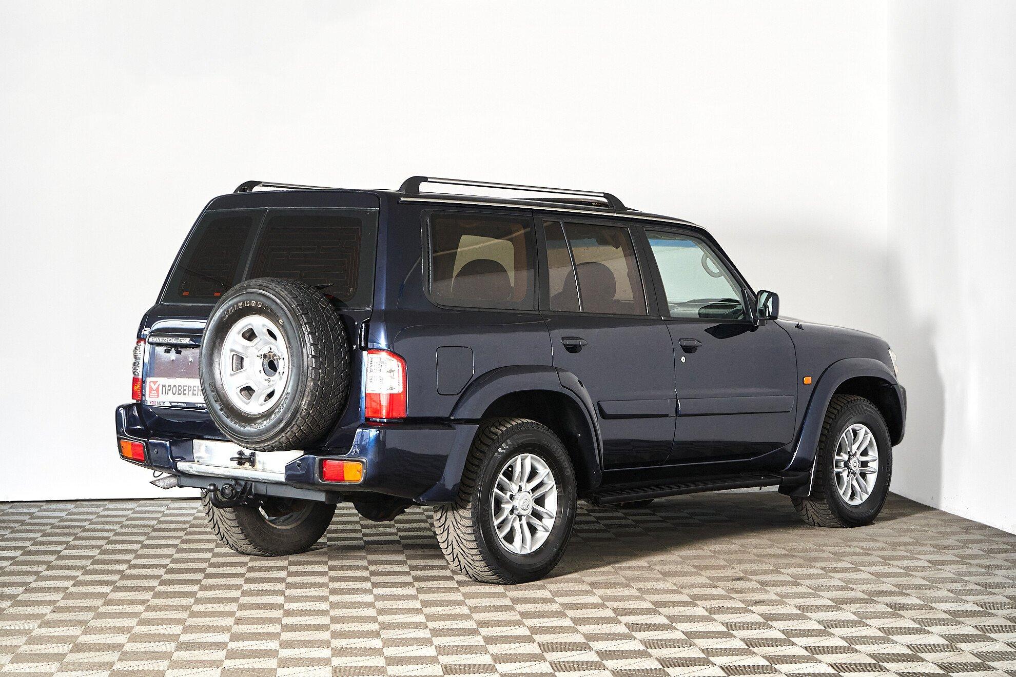 Nissan Patrol 2004, синий