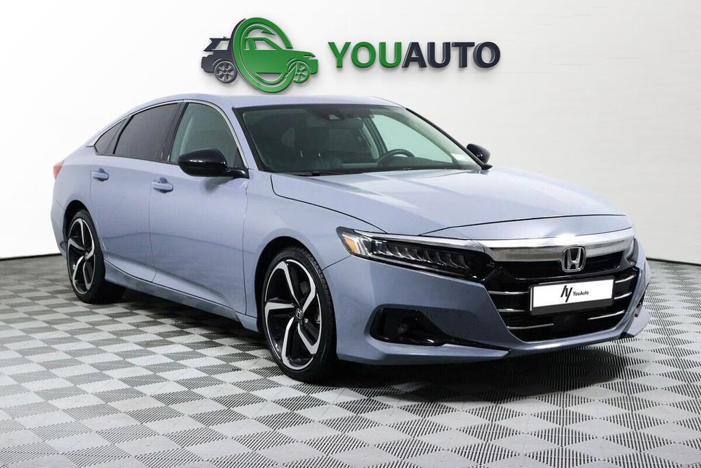 Honda Accord 2022, голубой