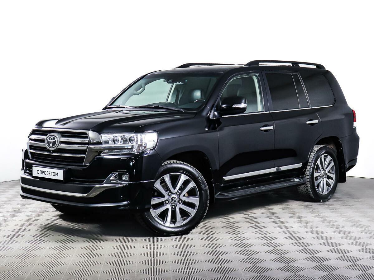 Toyota Land Cruiser 2018, черный